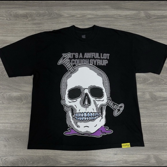 NEW- That’s a Awful lot of Cough Syrup Graphic T-Shirt - Picture 1 of 2